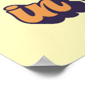 Platenspeler met liefde gerelateerde tekst. poster (Hoek)