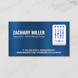 Platenspeler Mixer Visitekaartje