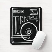 Platenspeler Mousepad Muismat (Met muis)