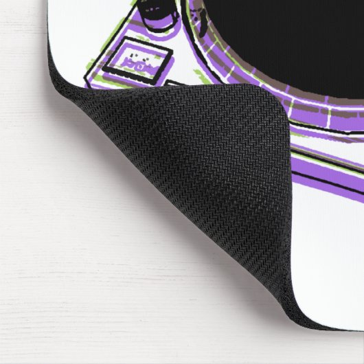 Platenspeler Muismat (Hoek)