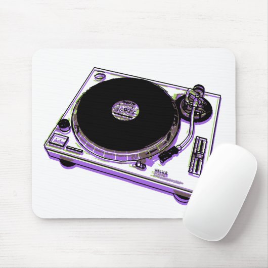 Platenspeler Muismat (Met muis)