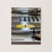 Platenspeler neemt Vinyl Music Sound Retro  op Legpuzzel (Verticaal)