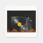 Platenspeler Papieren servetten (Voorkant)