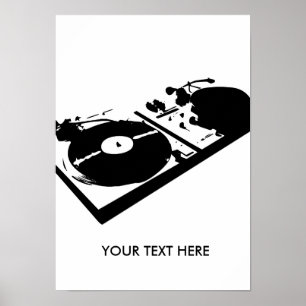Platenspeler Poster