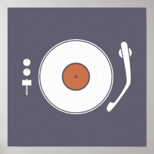 Platenspeler Poster