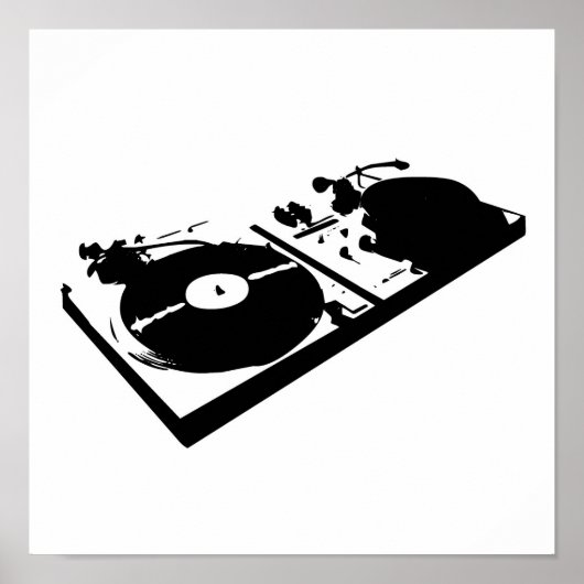 Platenspeler Poster (Voorkant)