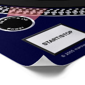 Platenspeler Poster 24-inch x 18-inch (u kunt het (Hoek)