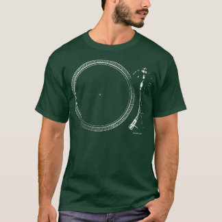 Platenspeler Retro Muziek Audio Vinyl Record P T-shirt