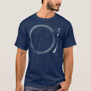 Platenspeler Retro Muziek Audio Vinyl Record P T-shirt