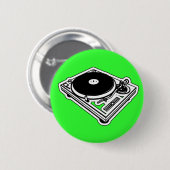 Platenspeler Ronde Button 5,7 Cm (Voorkant /achterkant)