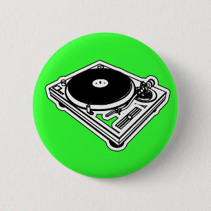 Platenspeler Ronde Button 5,7 Cm