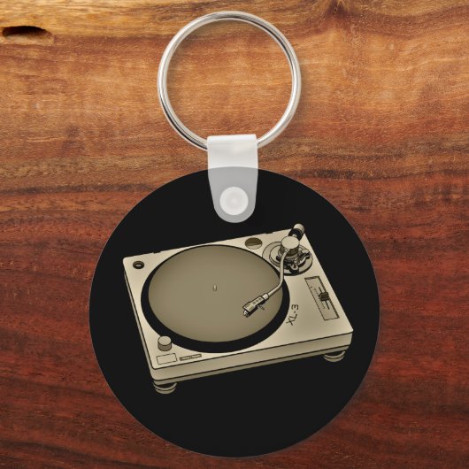 Platenspeler Sleutelhanger (Voorkant)