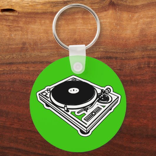 Platenspeler Sleutelhanger (Voorkant)