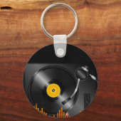 Platenspeler Sleutelhanger (Voorkant)