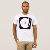 Platenspeler T-shirt (Voorkant volledig)
