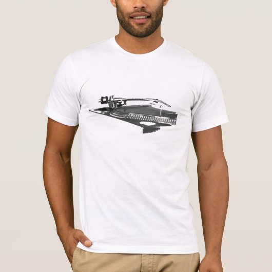 Platenspeler t shirt 2 (Voorkant)