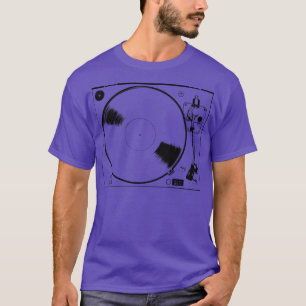 Platenspeler Vinyl analoge platenproducer T-shirt