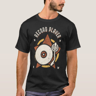 Platenspeler Vinyl Klassieker Retro Vintage T-shirt