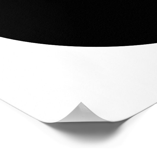 Platenspeler vinyl poster (Hoek)