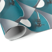 Platenspeler Vinyl Record Album Music Cadeaupapier (Rol Hoek)