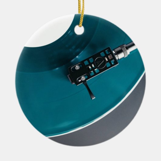 Platenspeler Vinyl Record Album Music Keramisch Ornament (Voorkant)