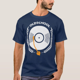 Platenspeler Vinyl Records Mus T-shirt