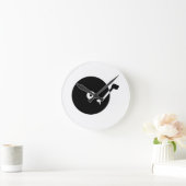 Platenspeler vinyl ronde klok (Huis)