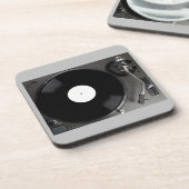 Platenspeler voor de Audiophile Bier Onderzetter (Linkerzijde)