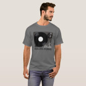 Platenspeler voor de Audiophile T-shirt (Voorkant volledig)