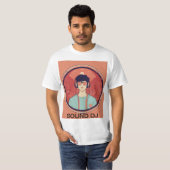 "Platenspelers & Beats" DJ T-shirt (Voorkant volledig)