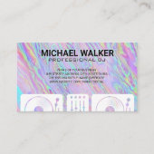 Platenspelers | DJ | Iridescent Visitekaartje (Voorkant)