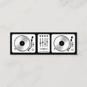 Platenspelers | entertainmentartiest mini visitekaartje (Voorkant)