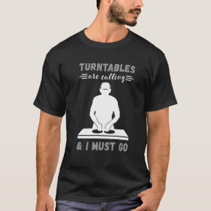 Platenspelers noemen DJ Platenspeler House DJ Turn T-shirt