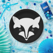 Plater Badger Paper Papieren Bordje (Feest)