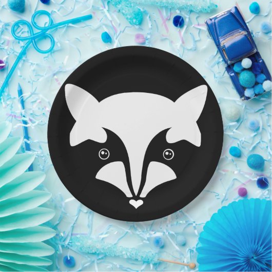 Plater Badger Paper Papieren Bordje (Feest)