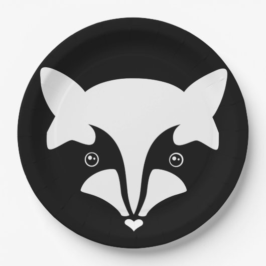 Plater Badger Paper Papieren Bordje (Voorkant)