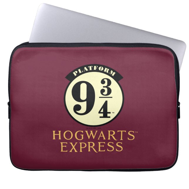 Platform 9 3/4 HOGWARTS™ EXPRESS Icoon Laptop Sleeve (Voorkant)