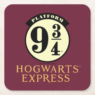 Platform 9 3/4 HOGWARTS™ EXPRESS-pictogram Kartonnen Onderzetters