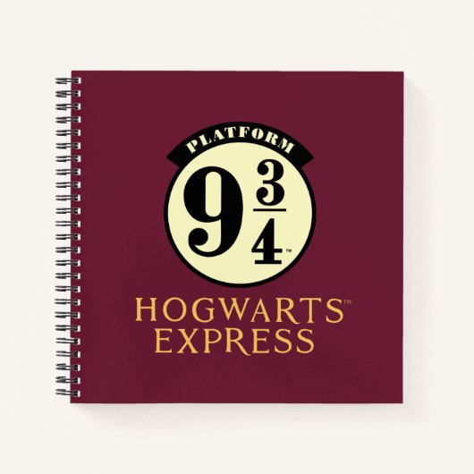 Platform 9 3/4 HOGWARTS™ EXPRESS-pictogram Notitieboek (Voorkant)