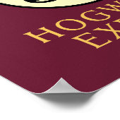 Platform 9 3/4 HOGWARTS™ EXPRESS-pictogram Poster (Hoek)