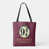 Platform 9 3/4 HOGWARTS™ EXPRESS-pictogram Tote Bag (Achterkant)