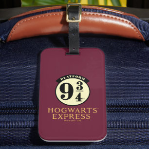 Platform 9¾ Hogwarts Express-pictogram Bagagelabel