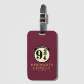 Platform 9¾ Hogwarts Express-pictogram Bagagelabel (Voorkant (verticaal))