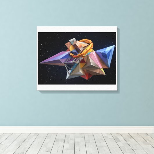 Platform der Generaties Canvas Afdruk (Insitu (Houten vloer))