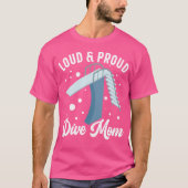 Platform Diver Coach Springboard Duikuitrusting Pl T-shirt (Voorkant)