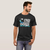 Platform Diver Flying Springboard Diving T-shirt (Voorkant volledig)
