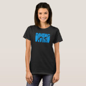 Platform Diver Girl Springboard Diving 1 T-shirt (Voorkant volledig)