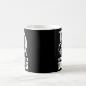 Platform Diver Girl - Springboard Diving Koffiemok (Center)