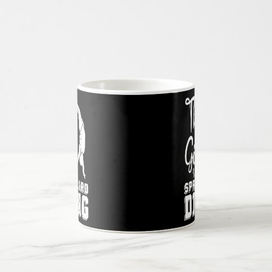 Platform Diver Girl - Springboard Diving Koffiemok (Center)