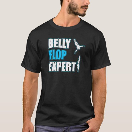 Platform Diver Humor Springboard Diving 3 T-shirt (Voorkant)